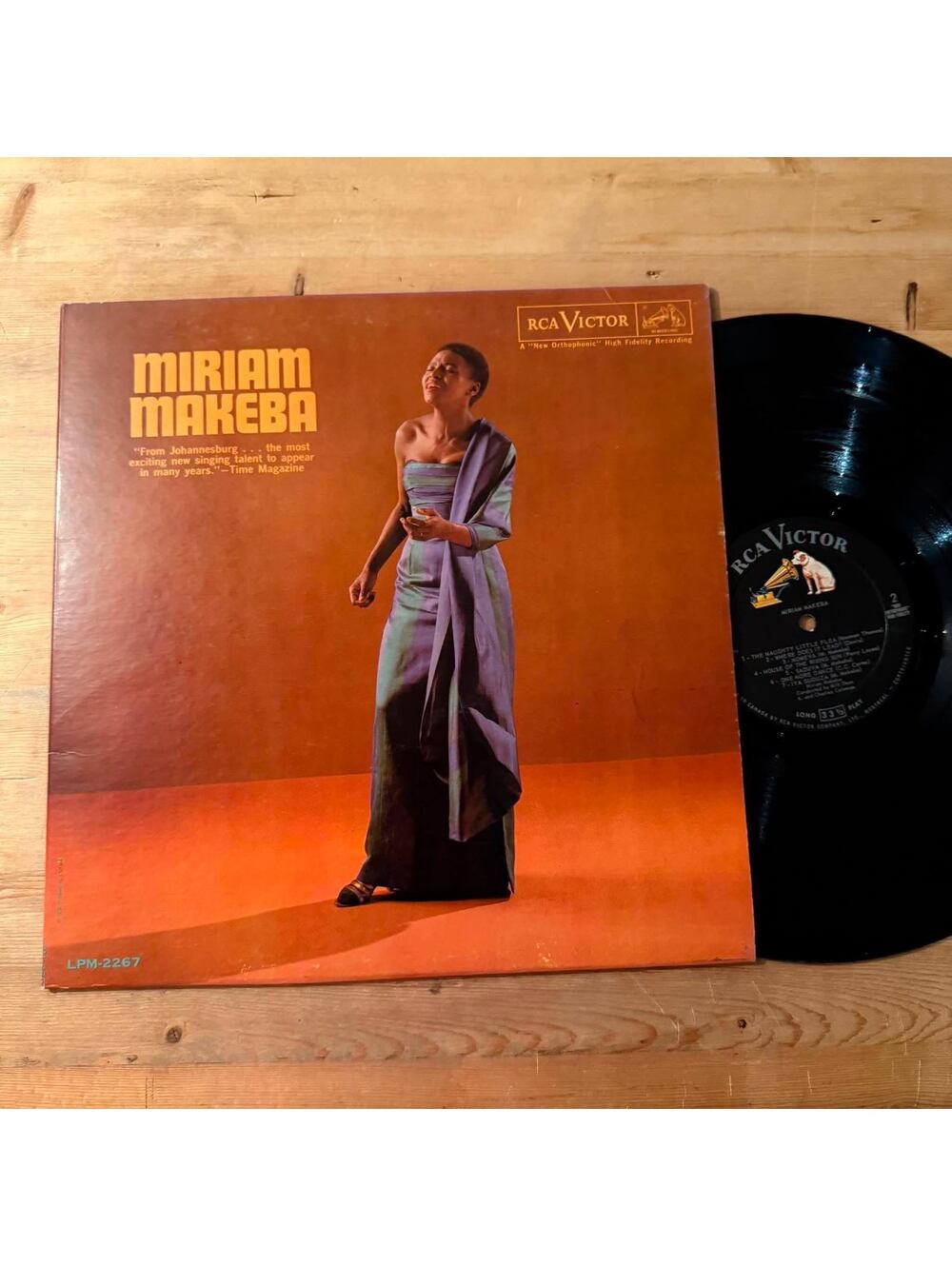 Miriam Makeba - Miriam Makeba 33rpm VG+ VR21